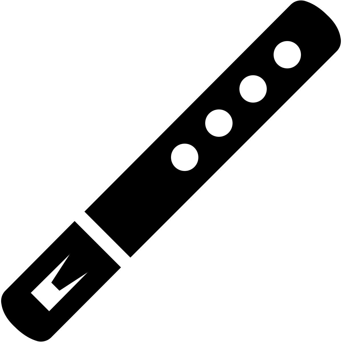 ios 17 filled style 플루트 icon