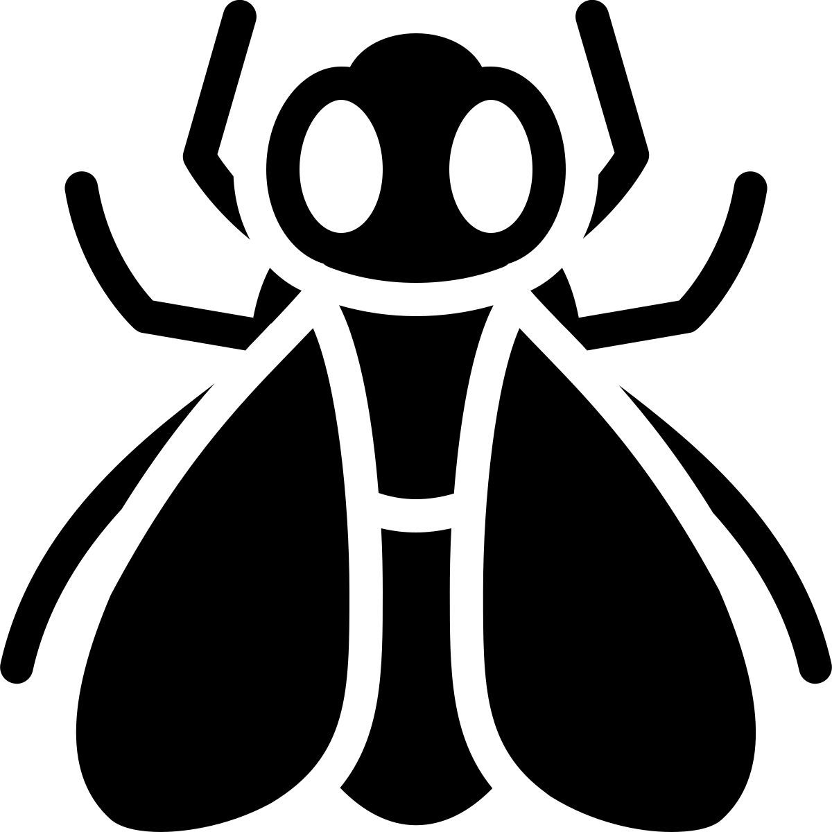 ios 17 filled style mouche icon