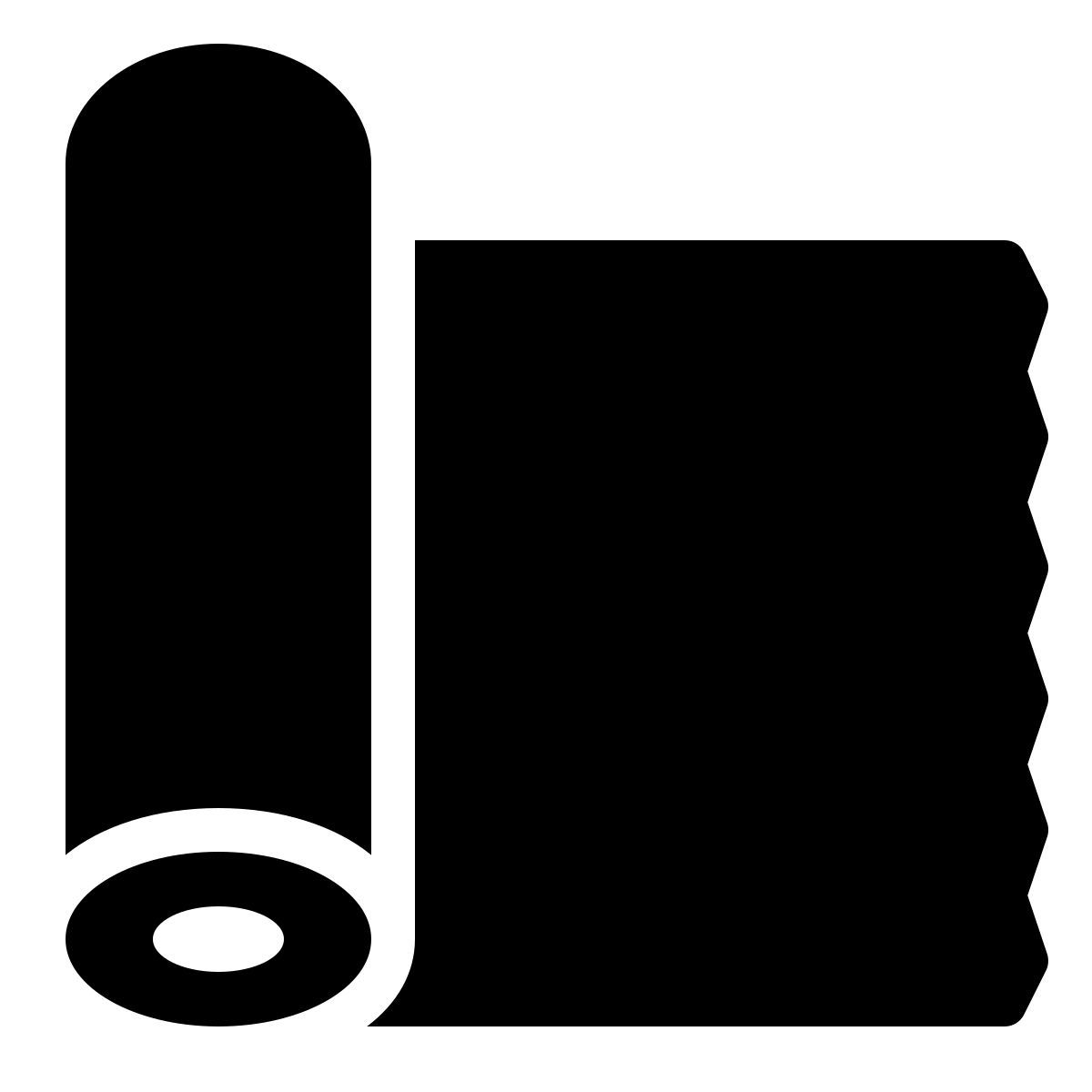 ios 17 filled style foil roll icon
