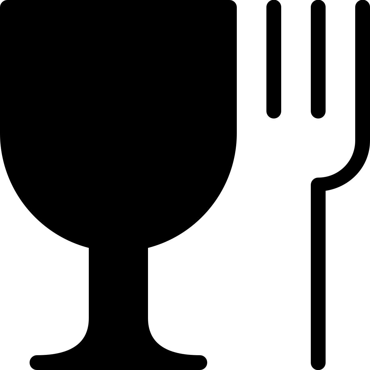 ios 17 filled style 餐饮 icon