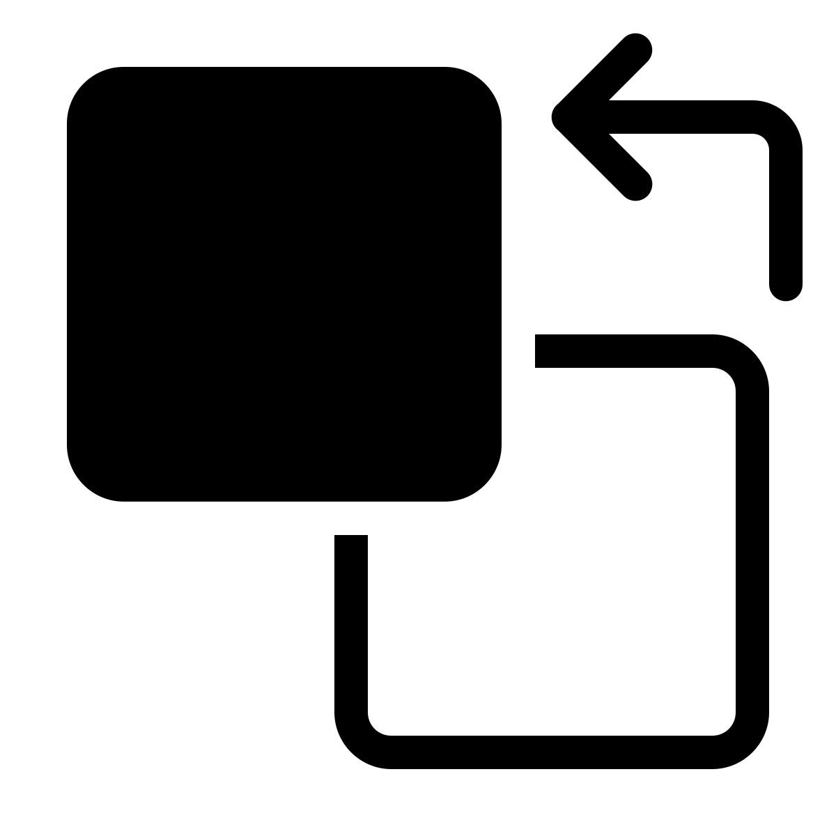 ios 17 filled style front sorting icon