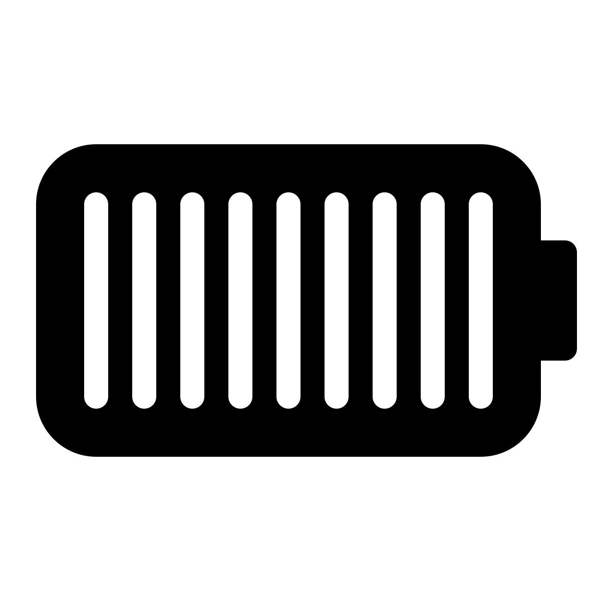 ios 17 filled style full battery icon