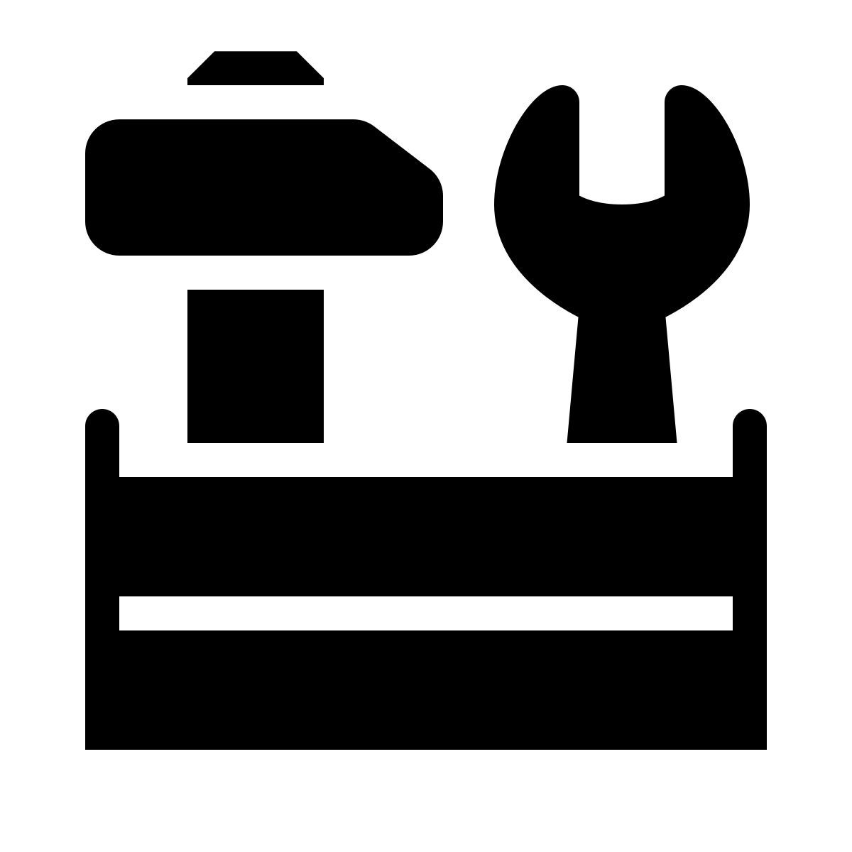 ios 17 filled style caja de almacenamiento de herramientas completa icon