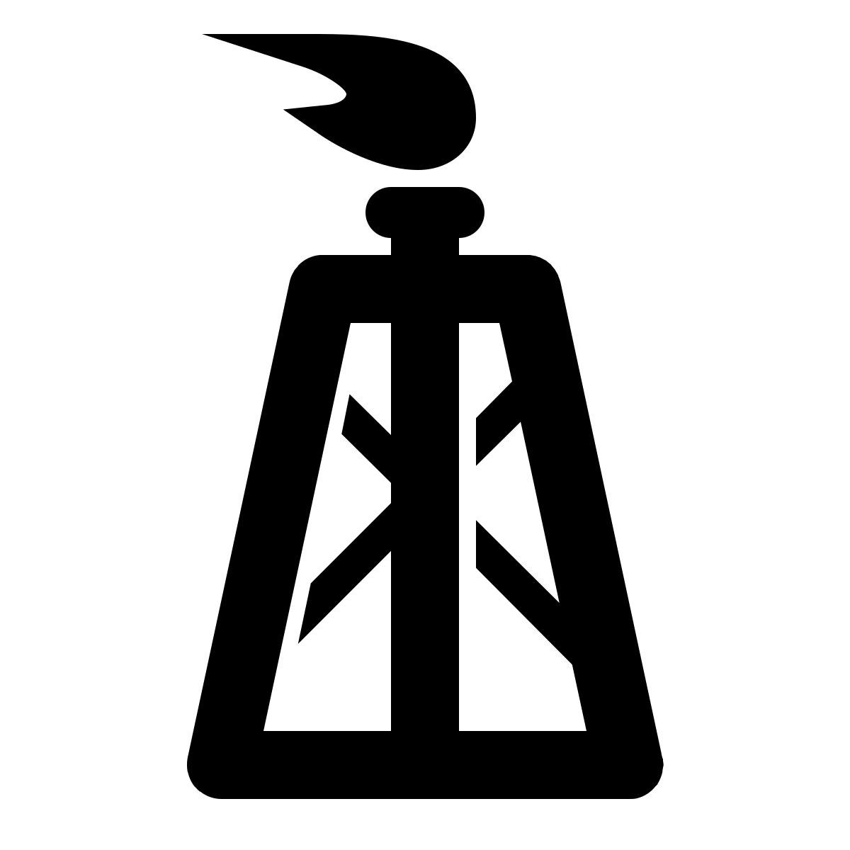 ios 17 filled style gas rig icon
