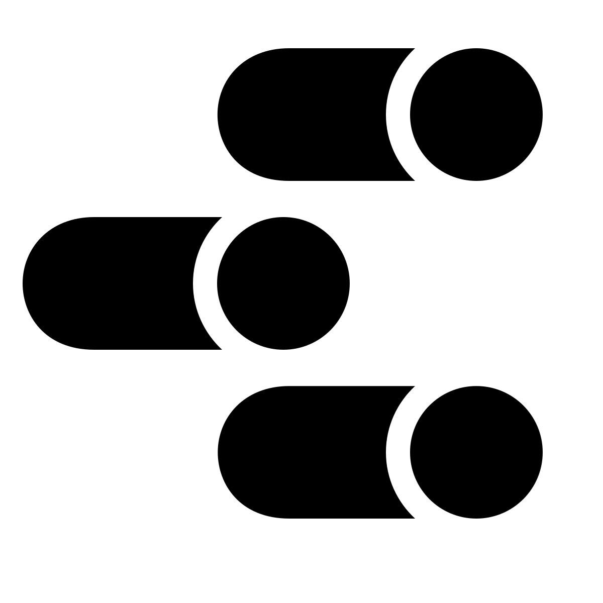 ios 17 filled style google data studio icon