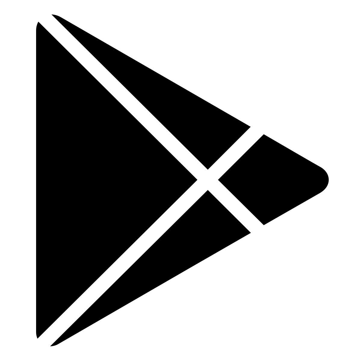 ios 17 filled style 谷歌播放 icon