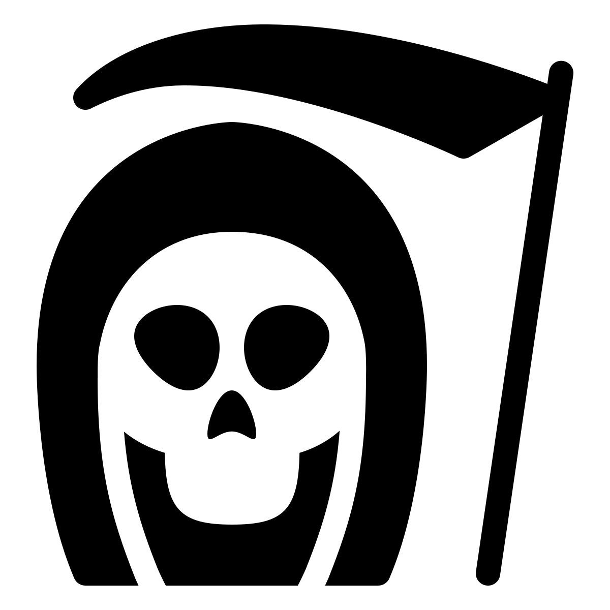 ios 17 filled style 死亡 icon