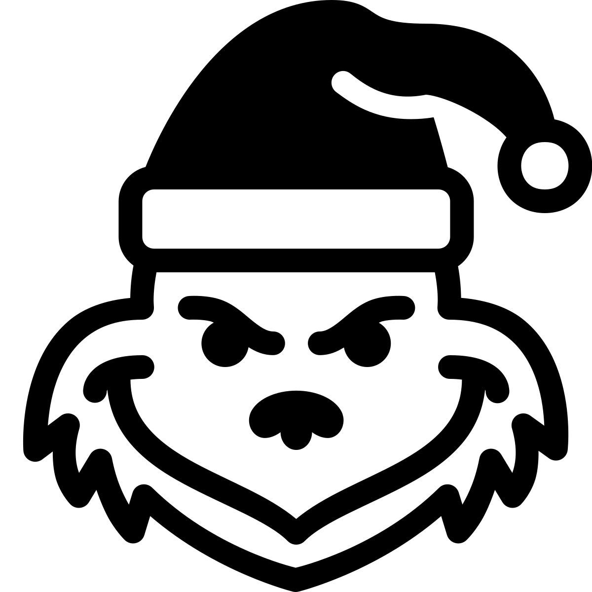 ios 17 filled style grinch icon