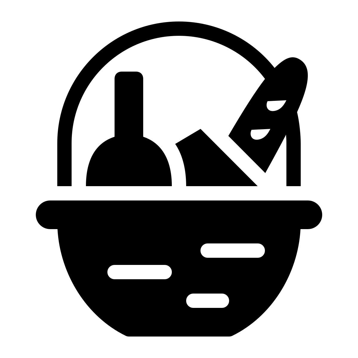 ios 17 filled style cesto icon