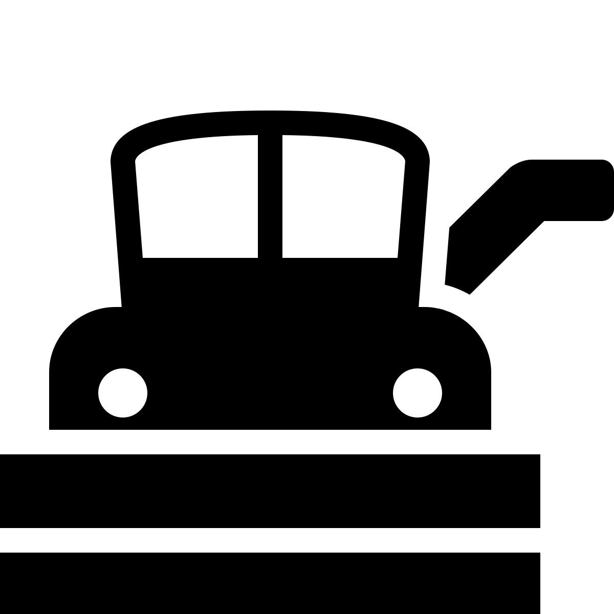 ios 17 filled style 收割机 icon