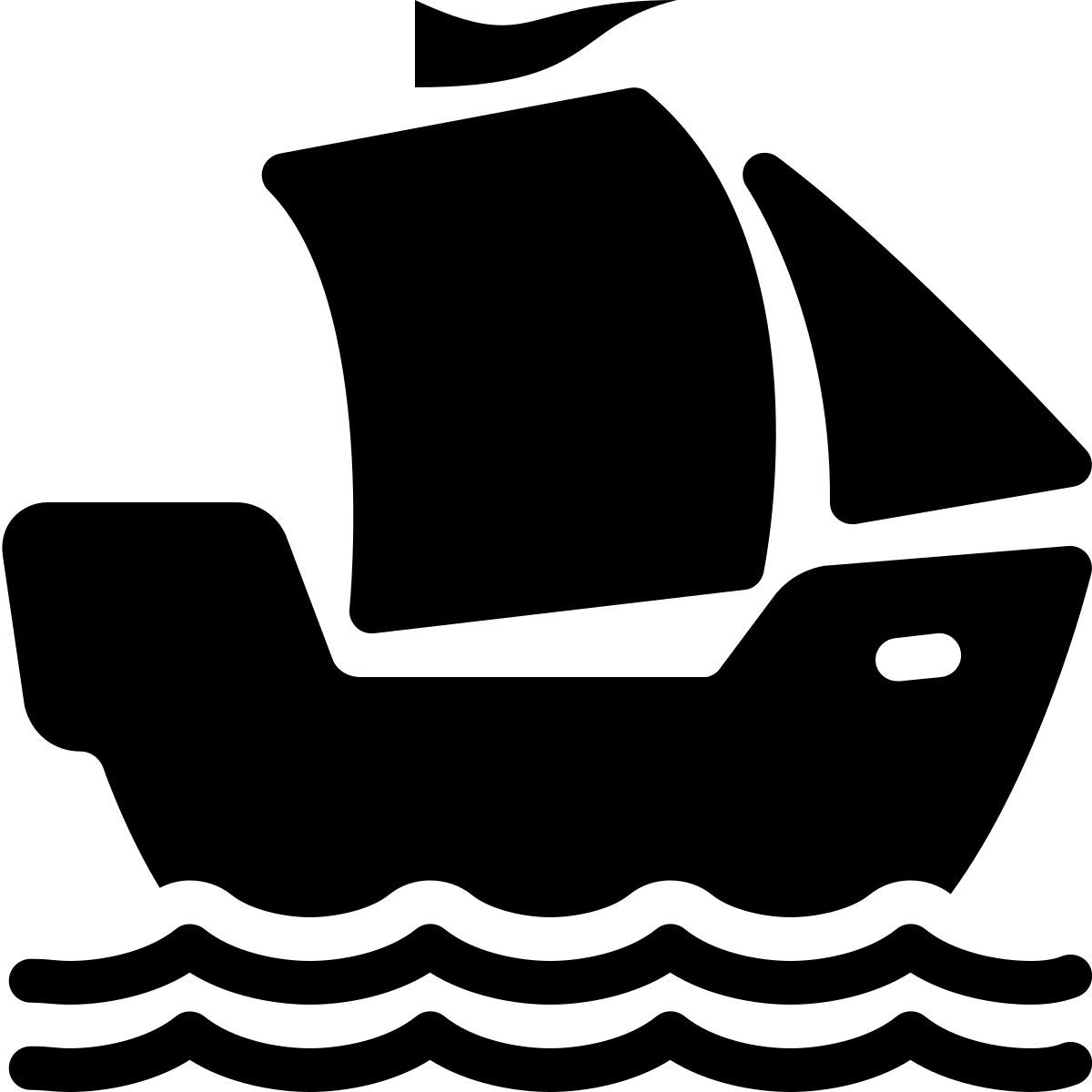 ios 17 filled style 역사적인 선박 icon