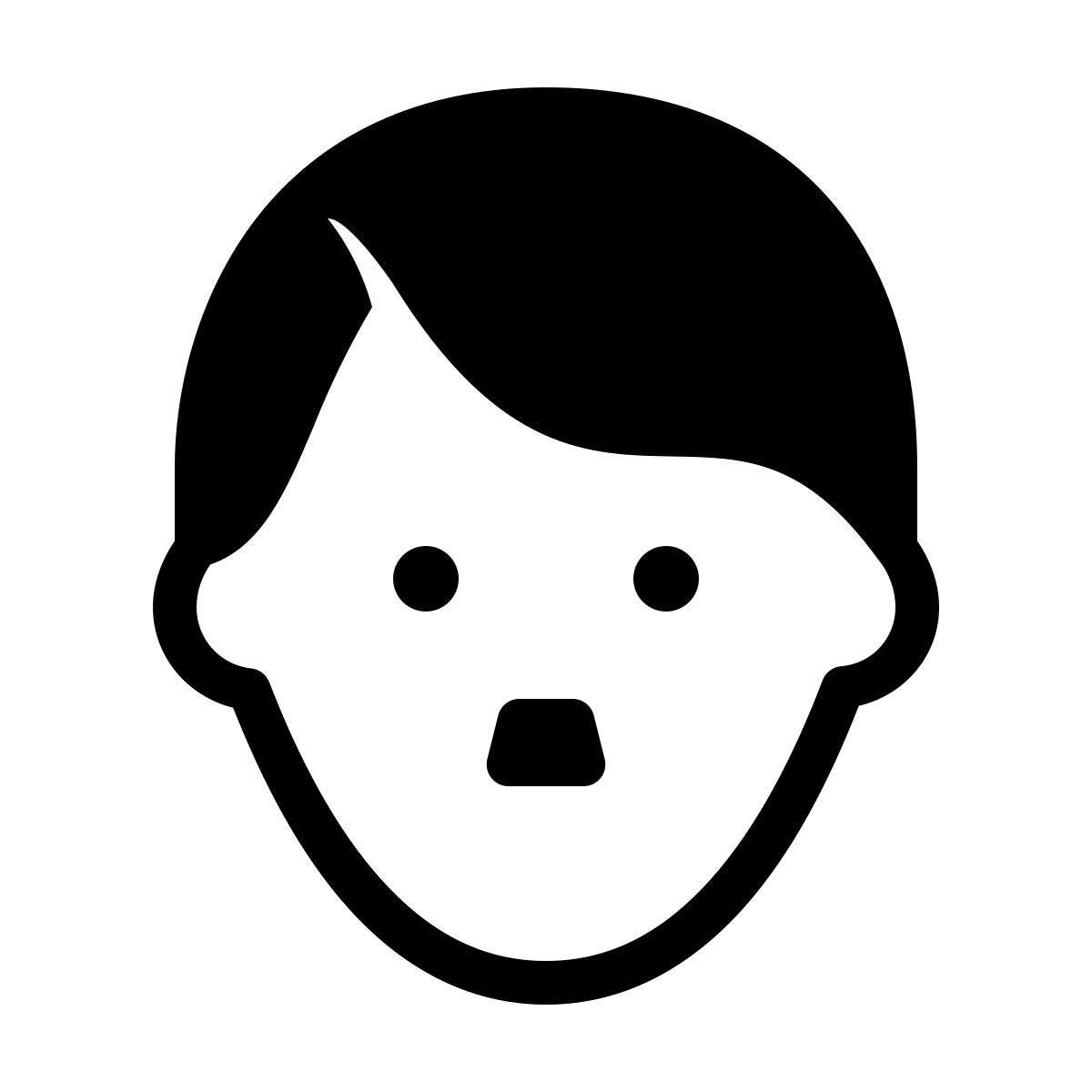 ios 17 filled style hitler icon