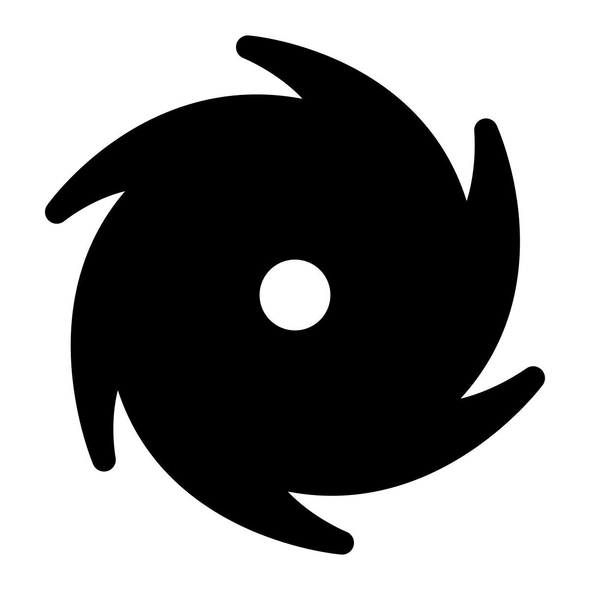 ios 17 filled style 허리케인 icon