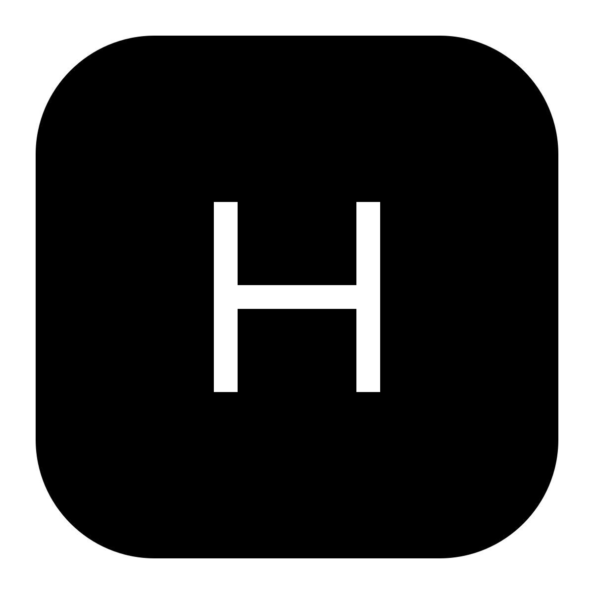 ios 17 filled style 氢 icon