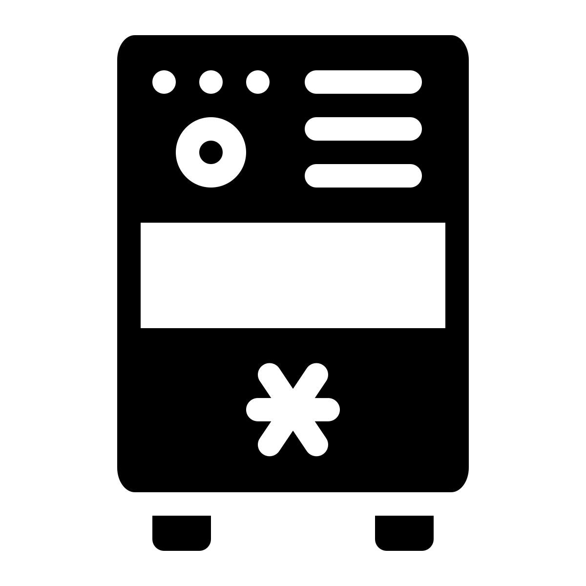 ios 17 filled style machine à glaçons icon