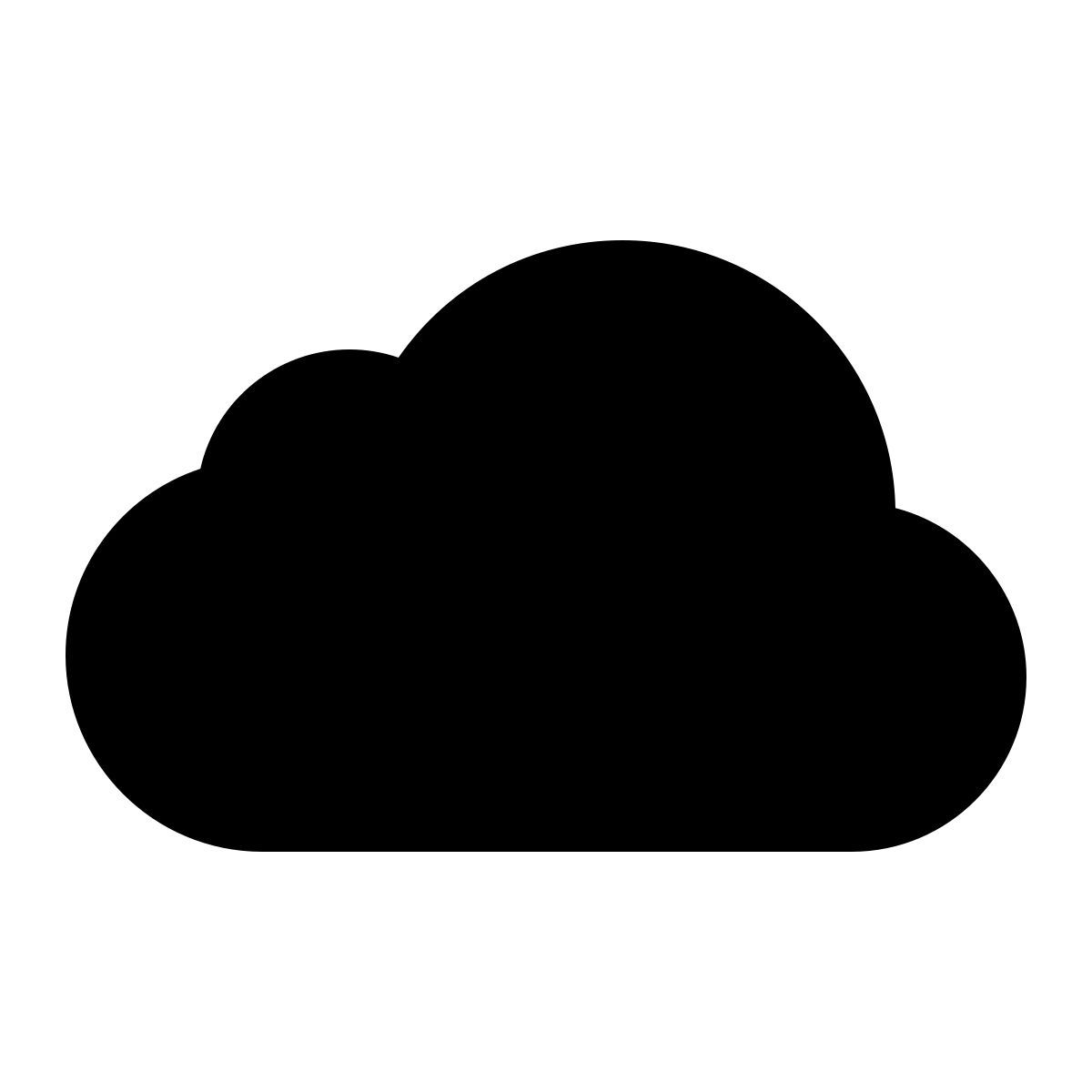 ios 17 filled style icloud icon
