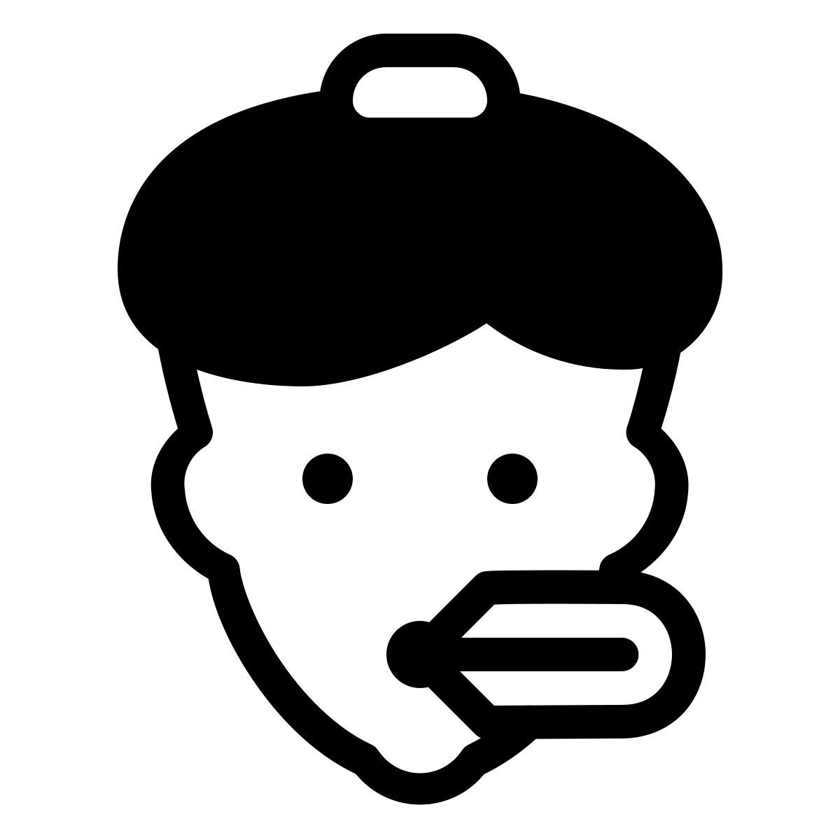 ios 17 filled style 병 icon
