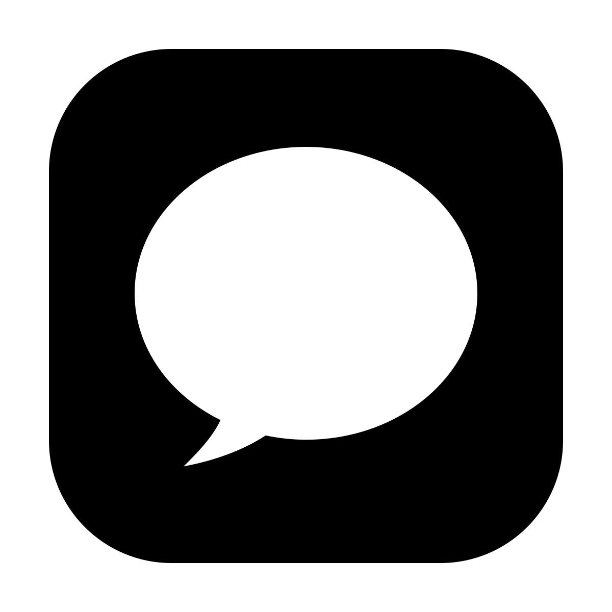 ios 17 filled style 即时消息 icon