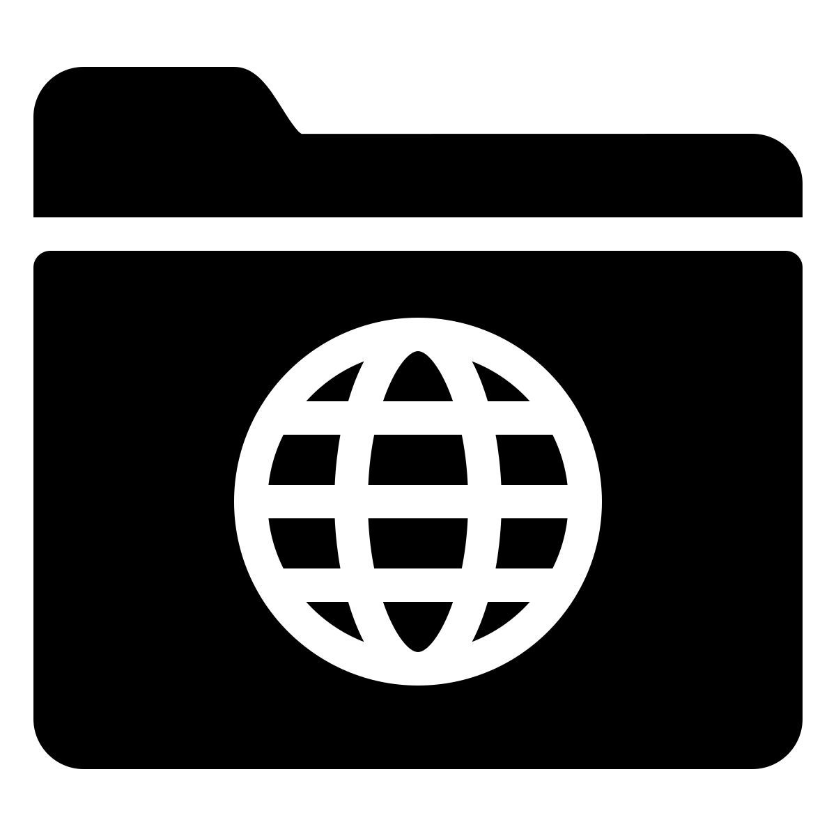 ios 17 filled style cartella internet icon