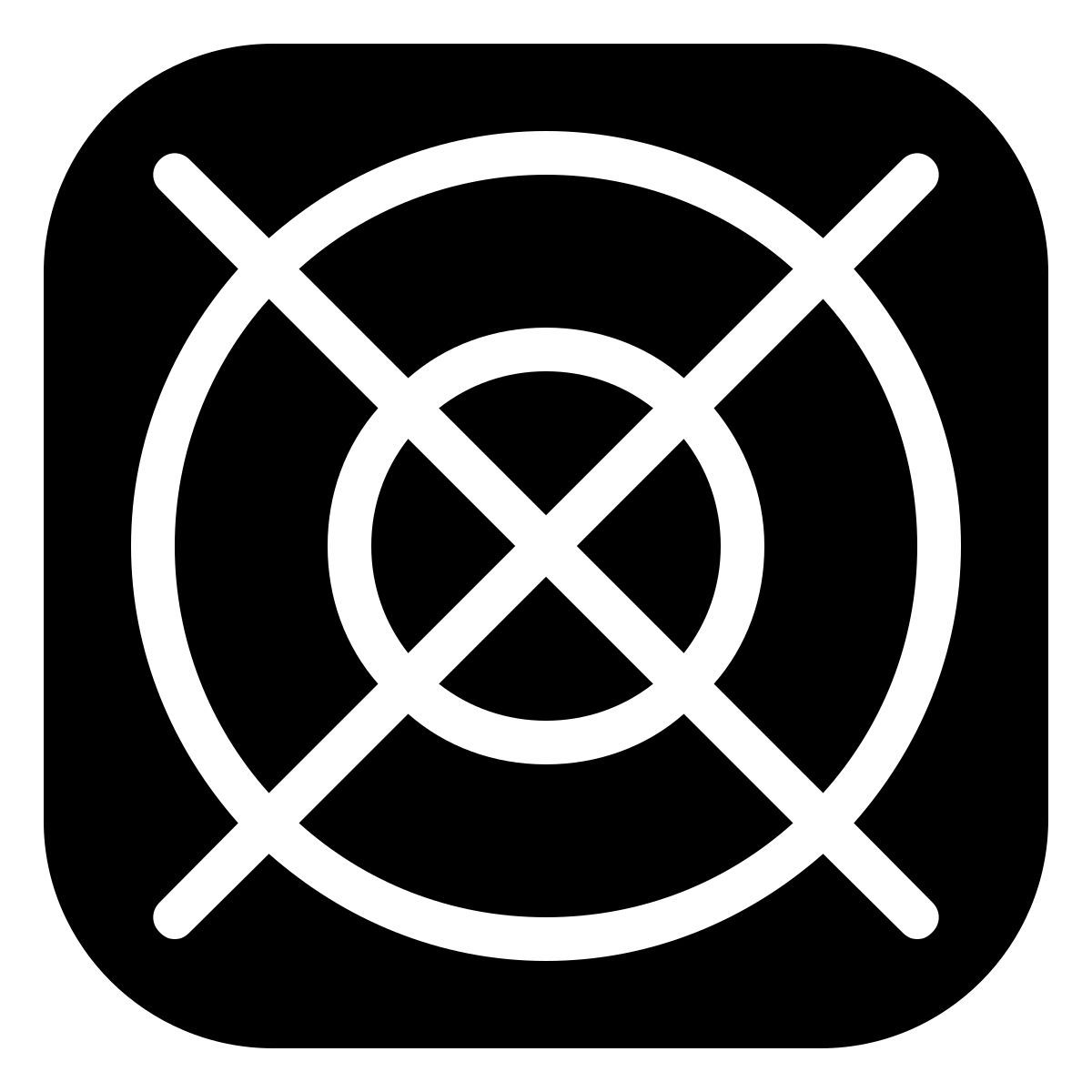 ios 17 filled style forma de un icono de ios icon