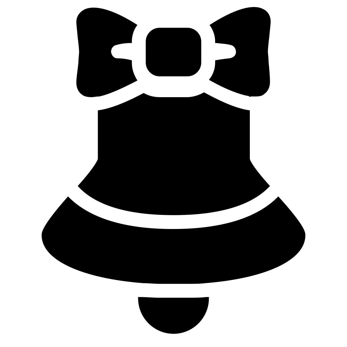 ios 17 filled style 징글 벨 icon