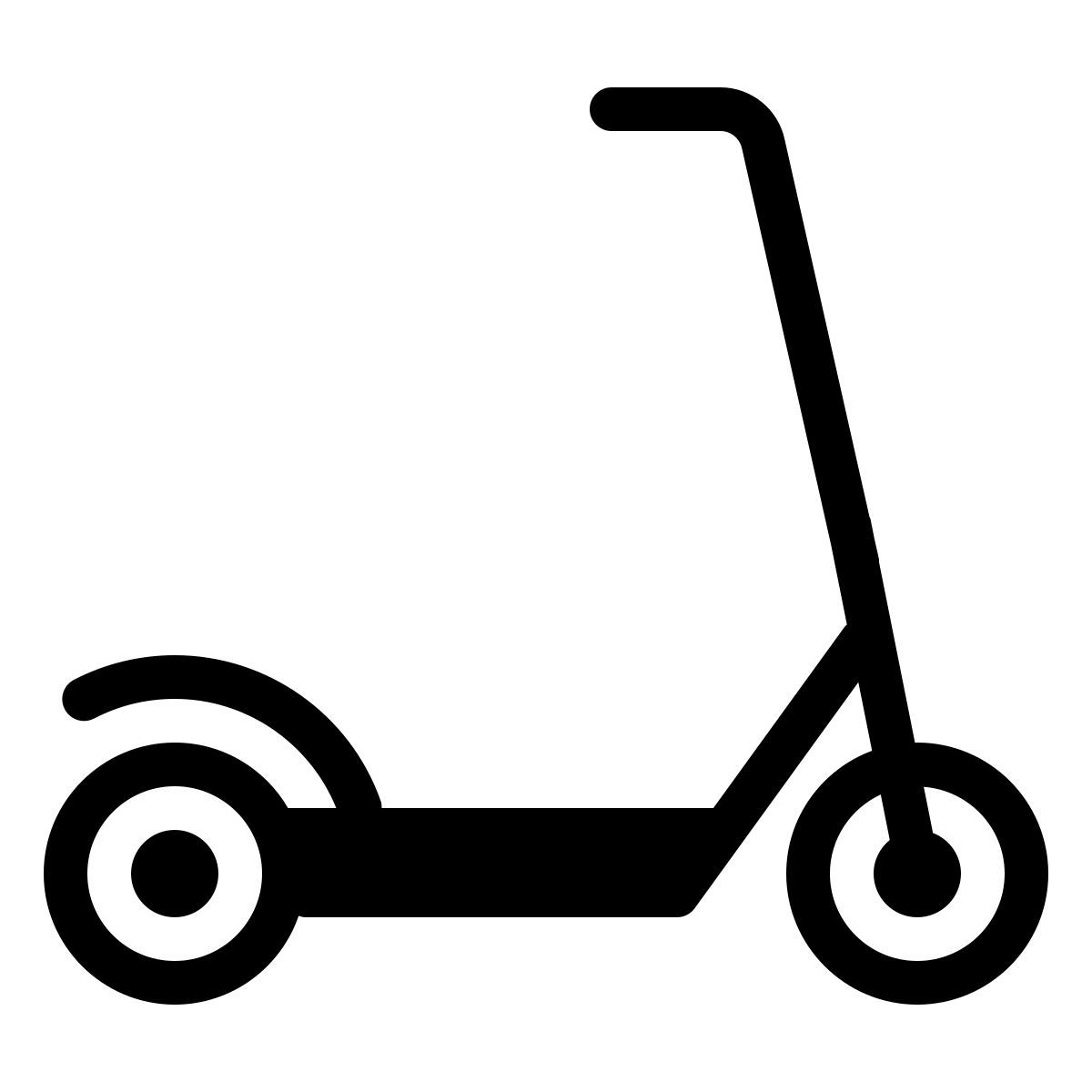 ios 17 filled style kick scooter icon