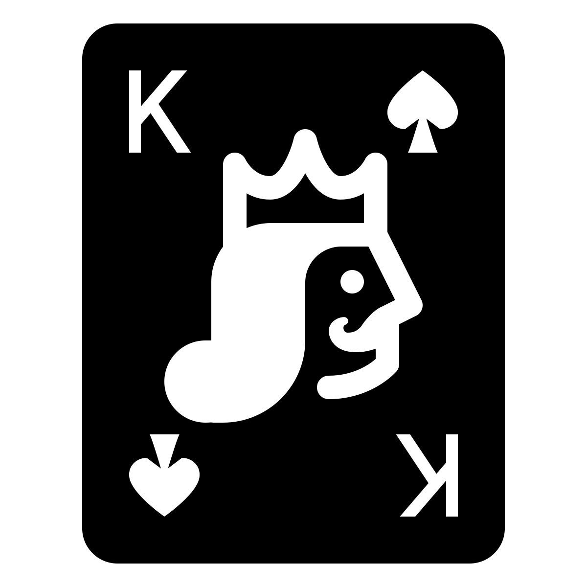 ios 17 filled style rey de espadas icon