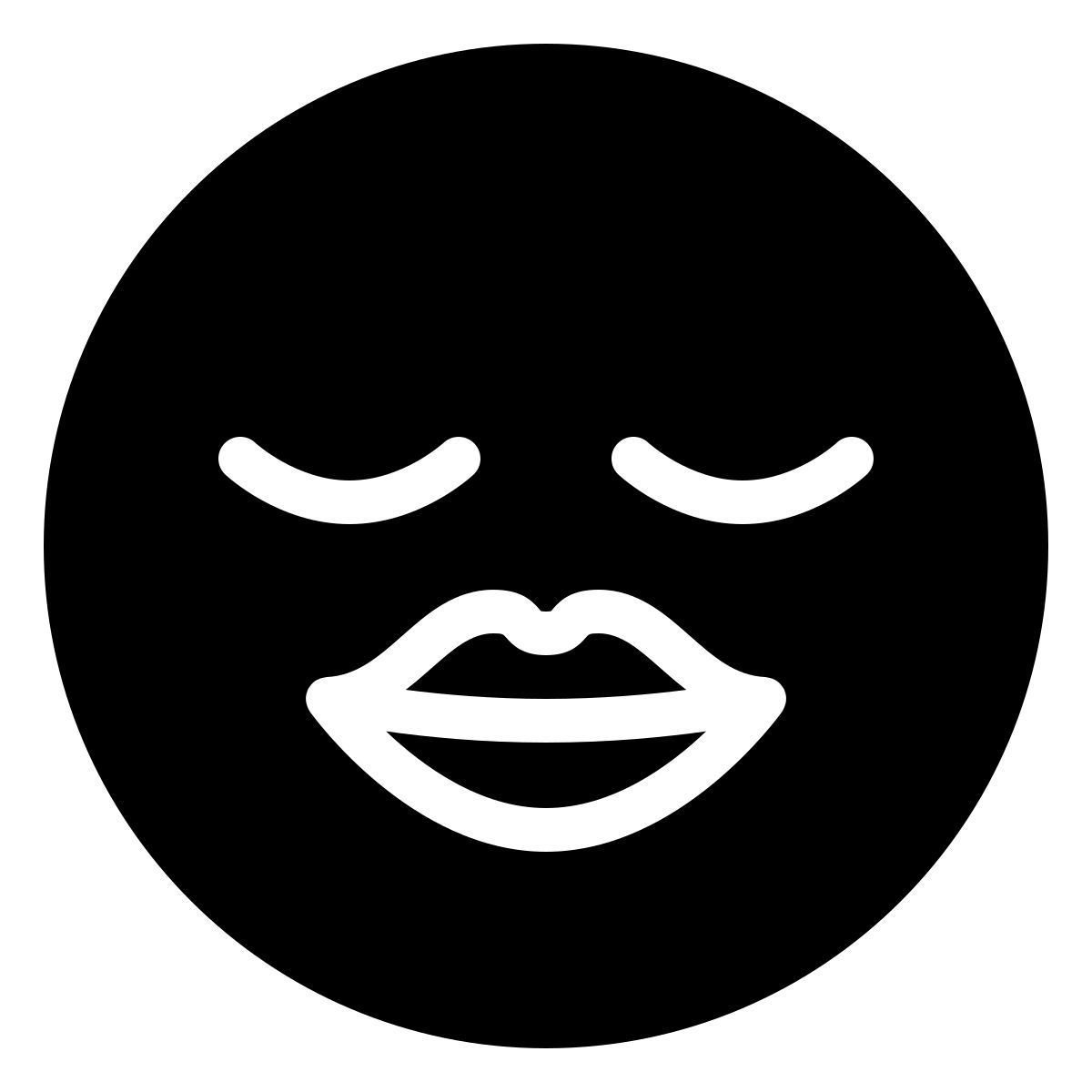 ios 17 filled style kiss : * icon