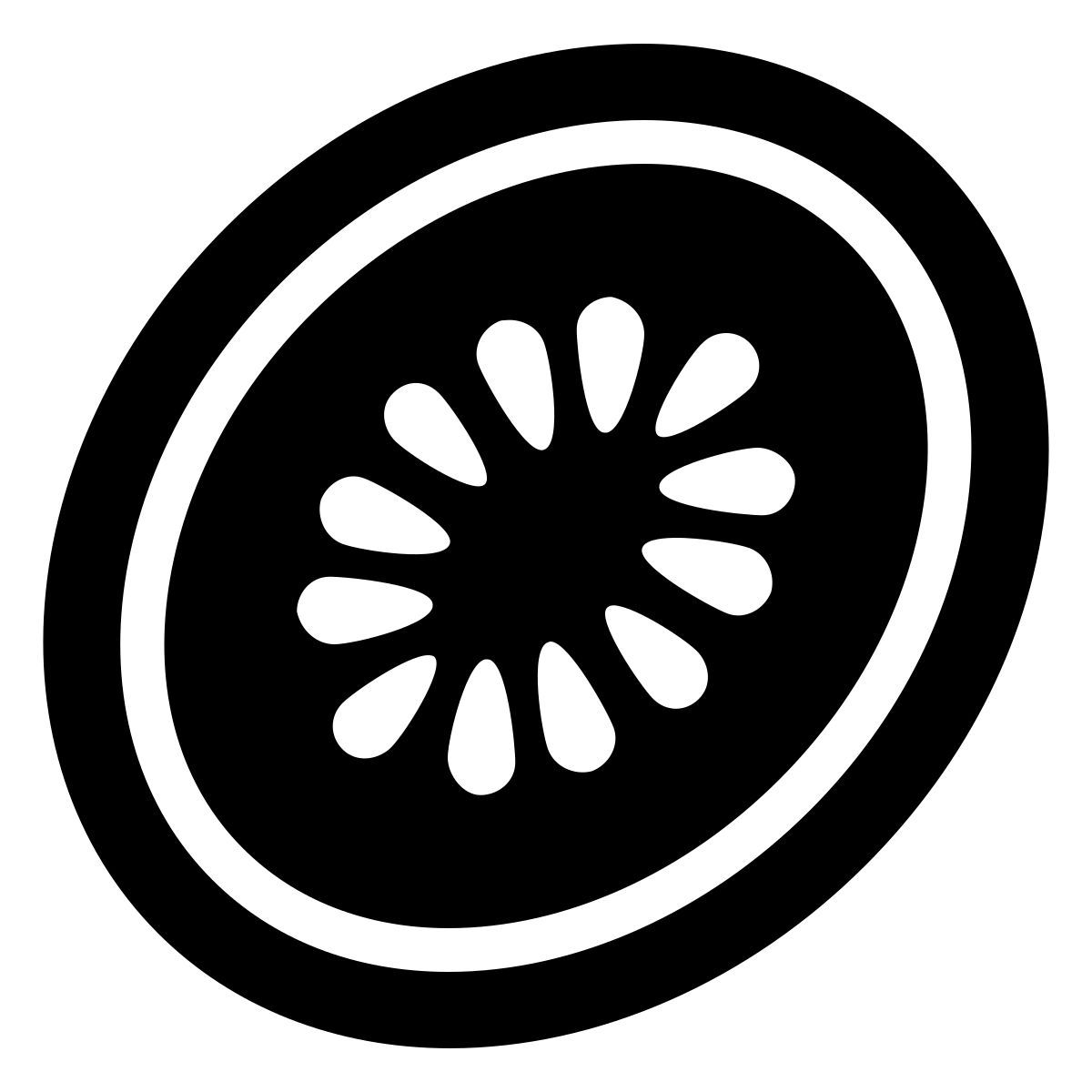 ios 17 filled style kiwi icon