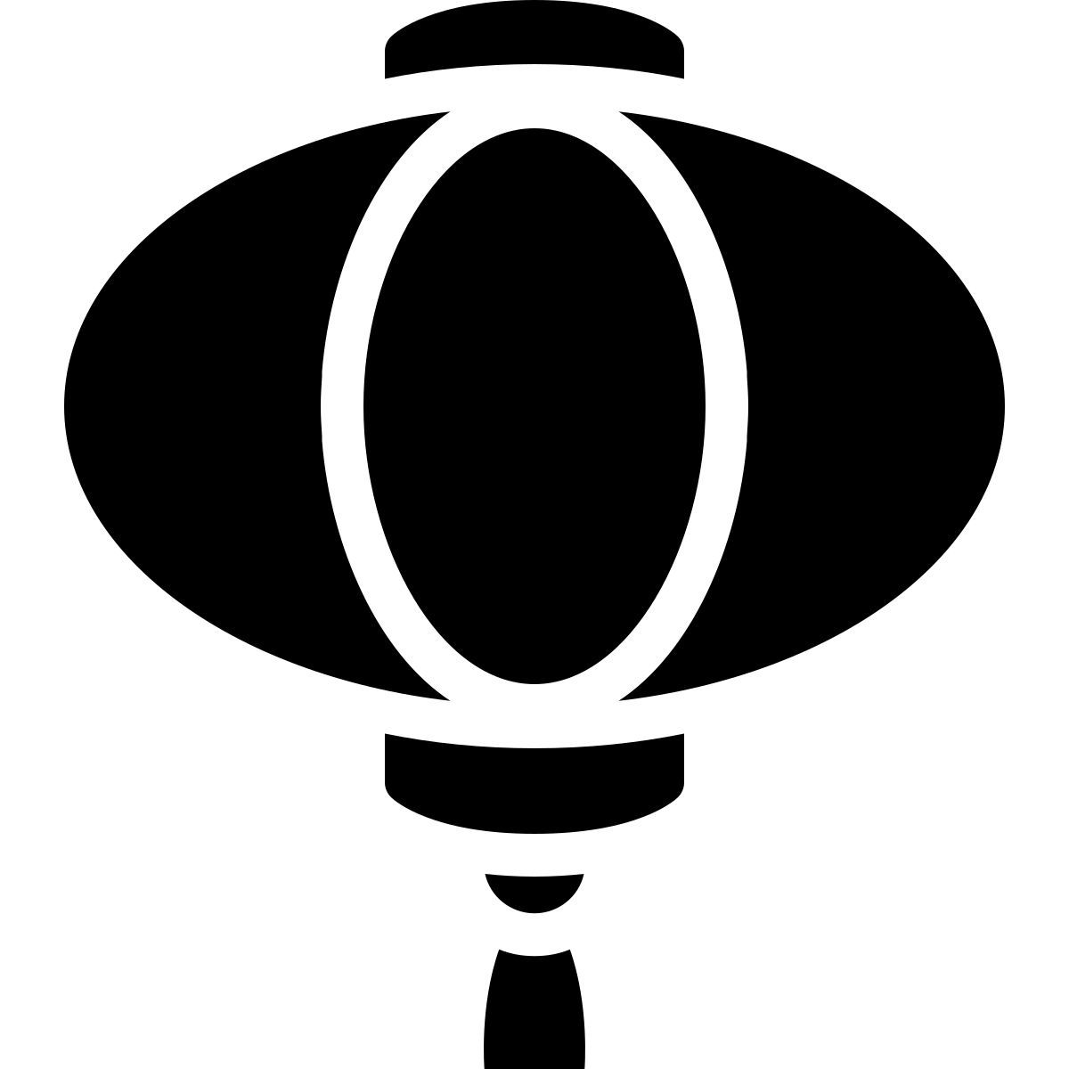 ios 17 filled style 灯笼 icon