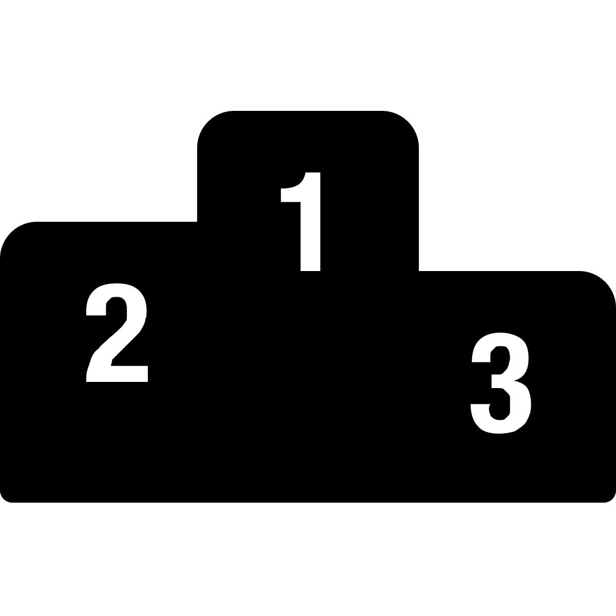 ios 17 filled style pódio icon