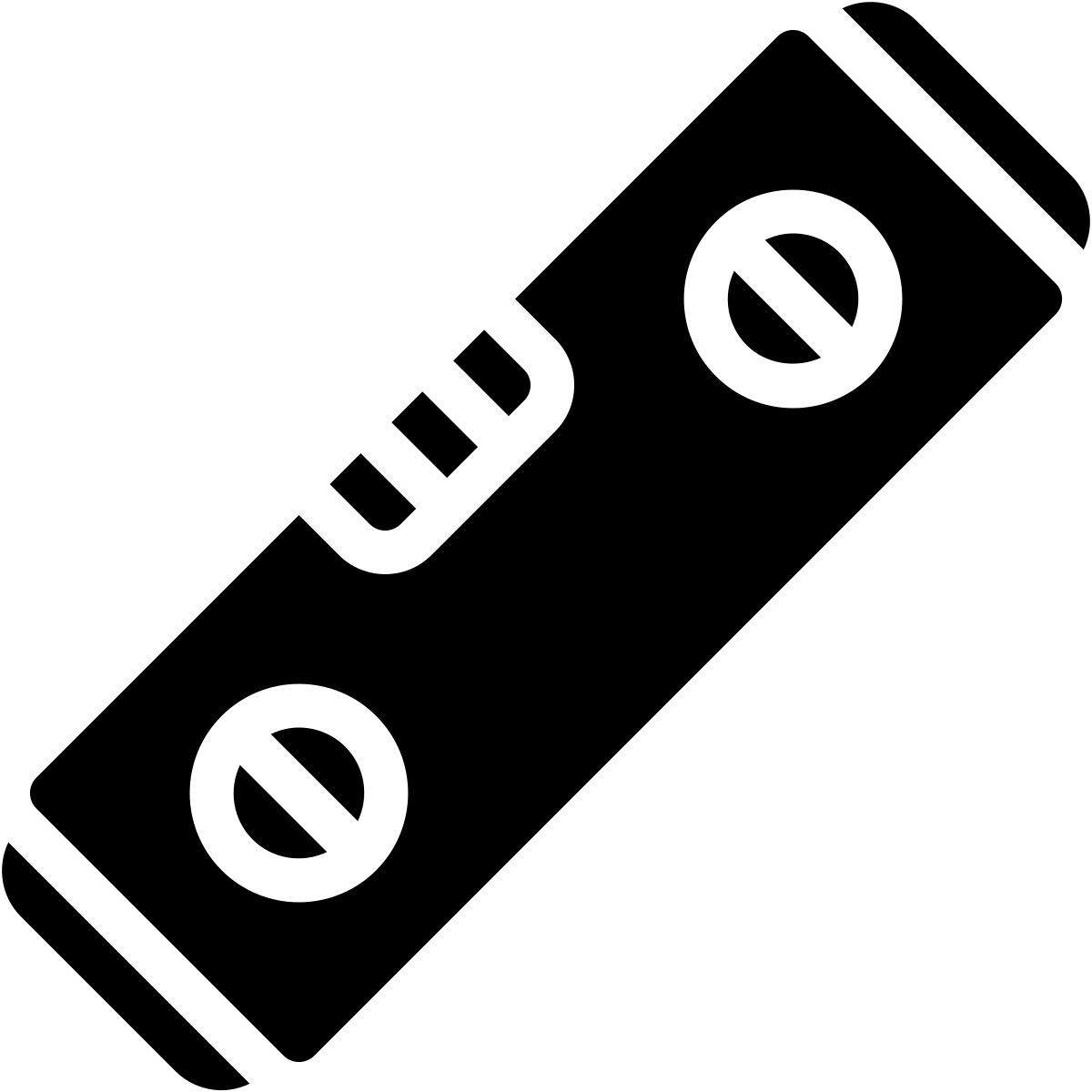 ios 17 filled style herramienta de nivel icon