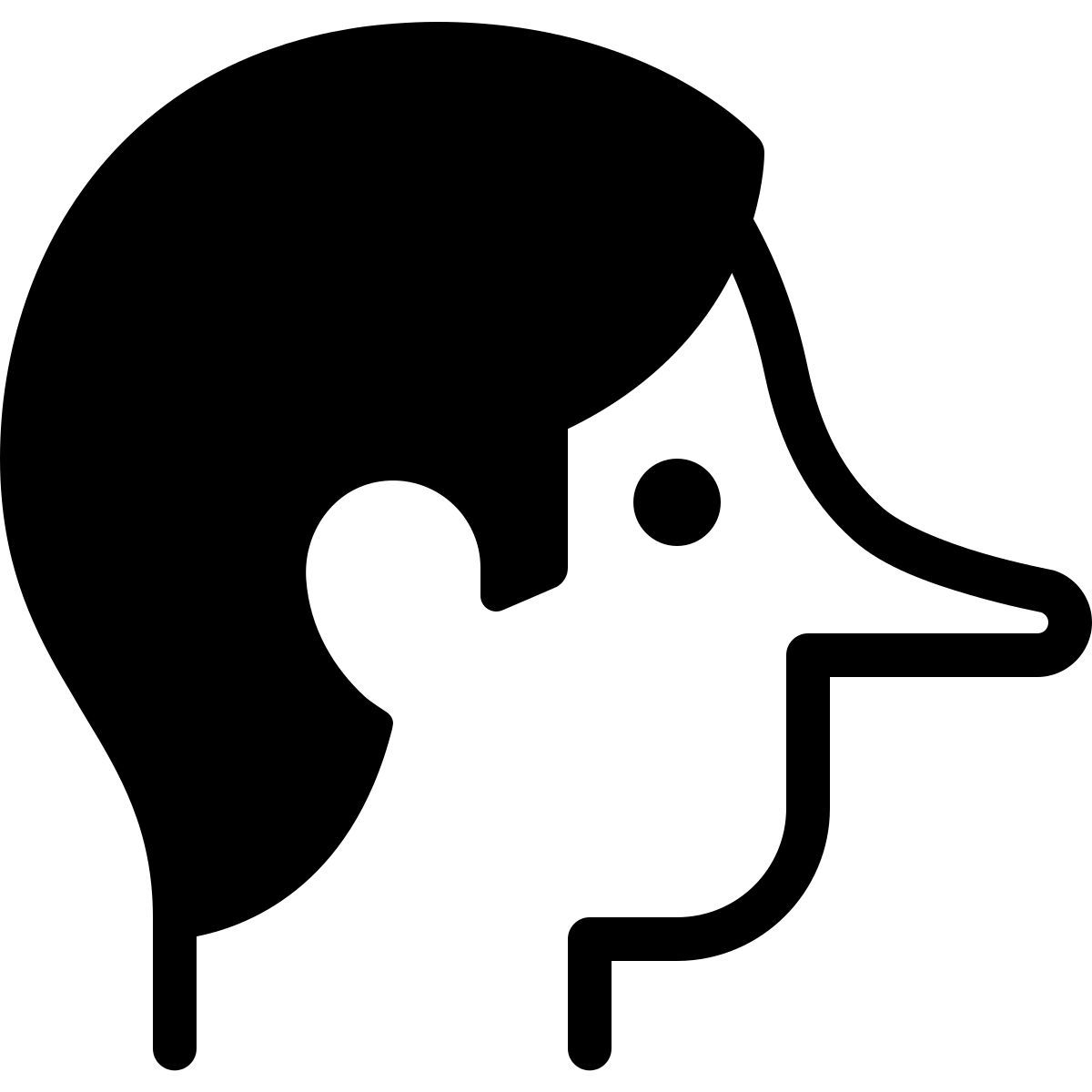 ios 17 filled style menteur homme icon