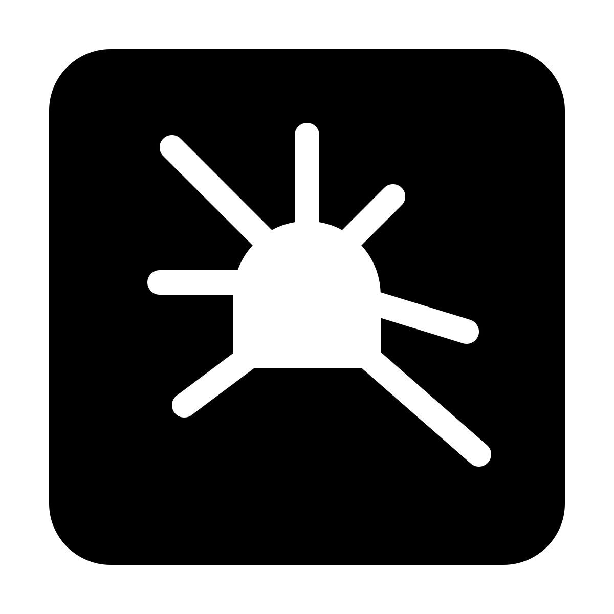 ios 17 filled style light at the end of tunnel icon