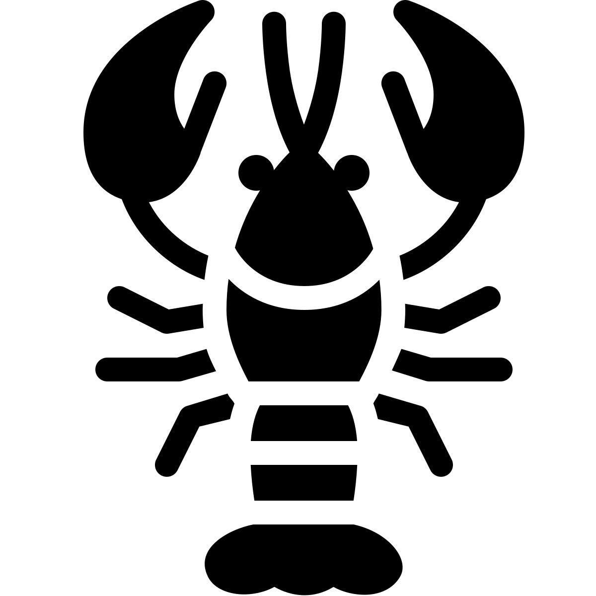 ios 17 filled style langosta icon