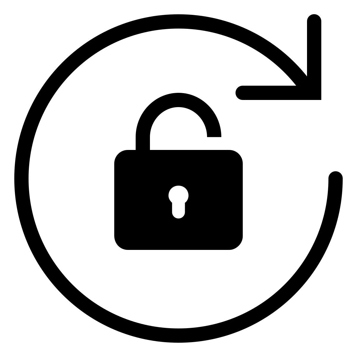 ios 17 filled style lock orientation icon