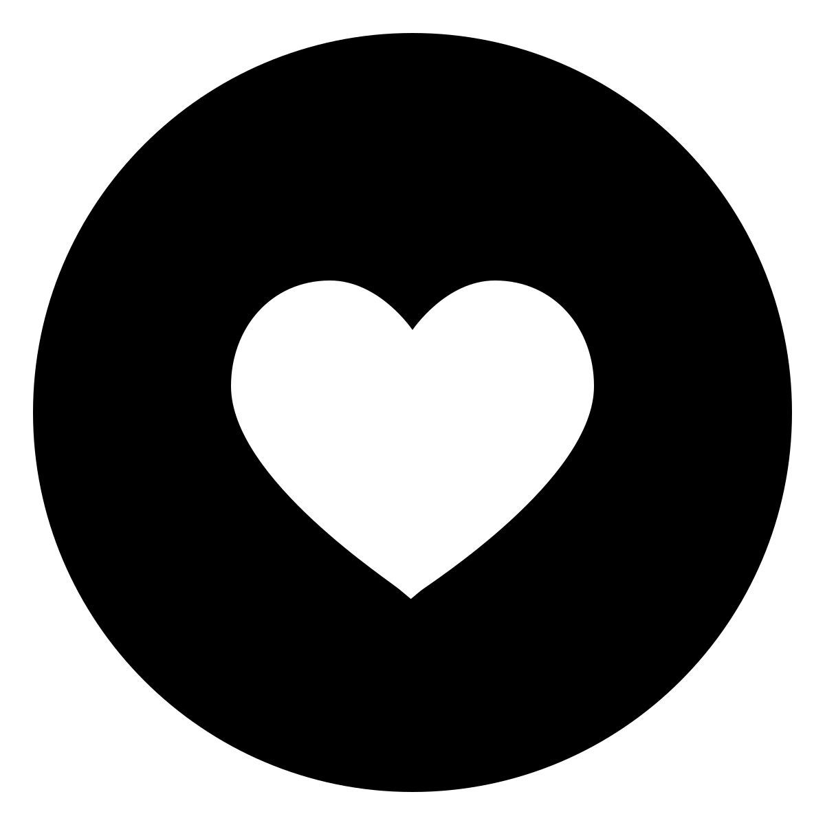 ios 17 filled style love circled icon