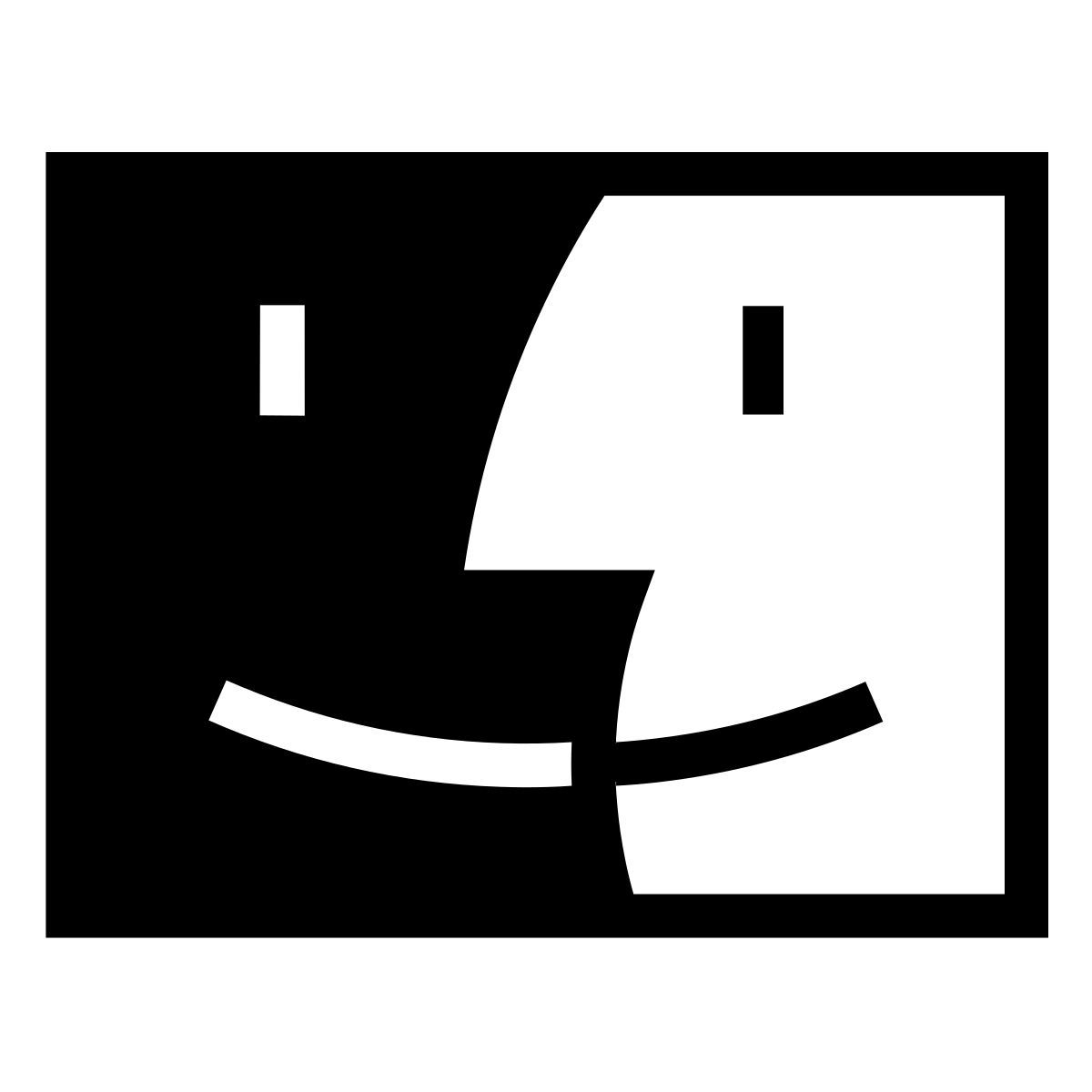 ios 17 filled style mac徽标 icon