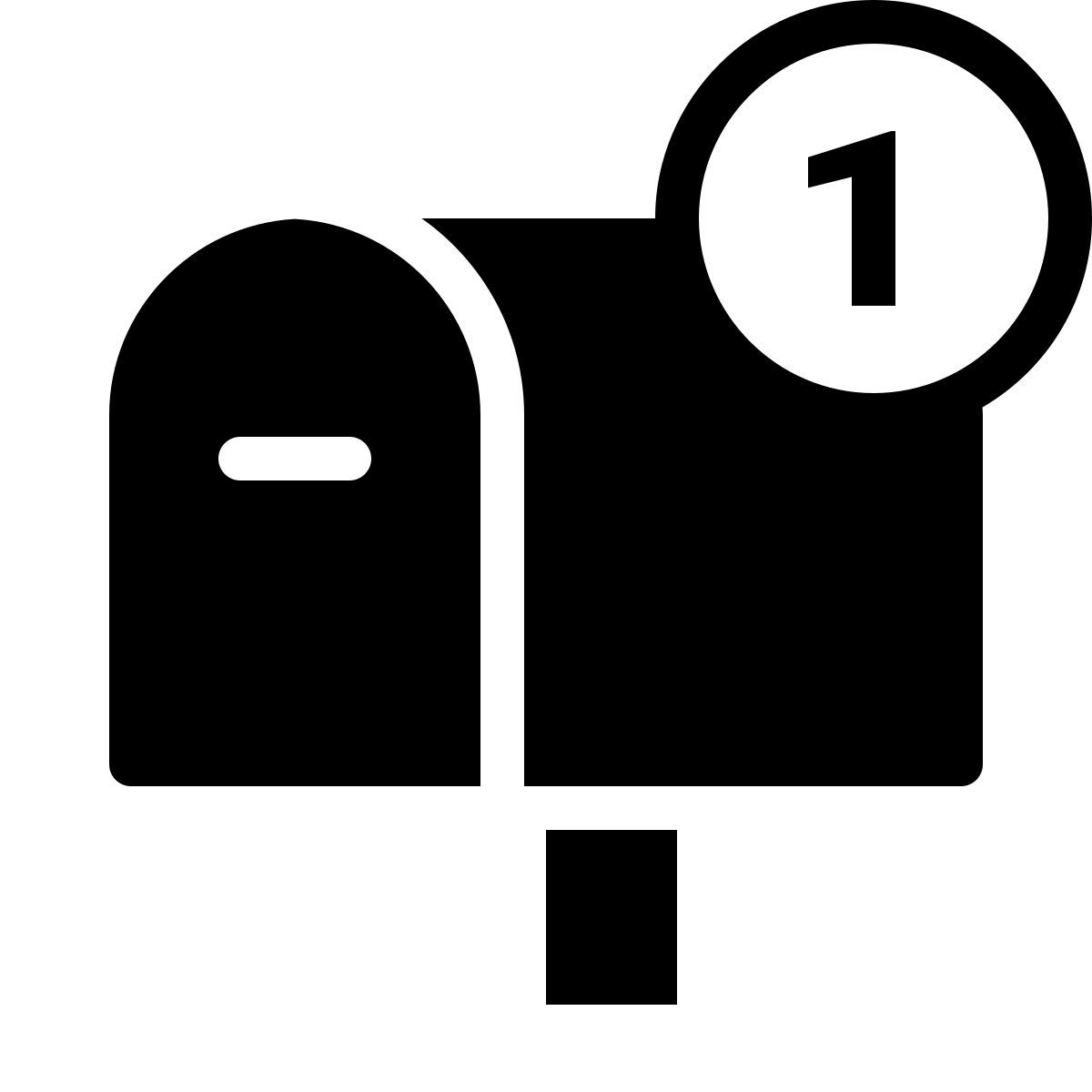 ios 17 filled style 사서함 동전 icon