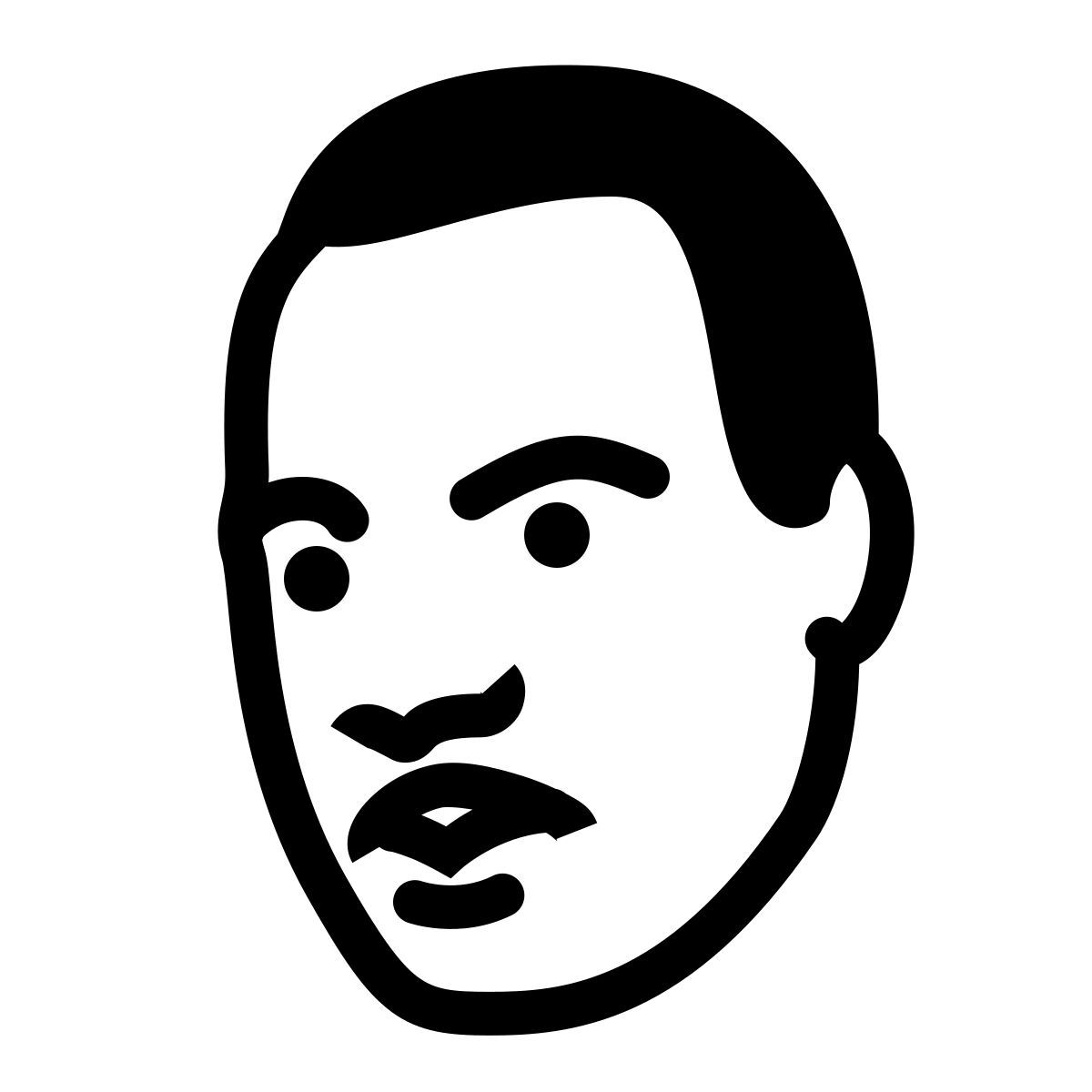 ios 17 filled style martin luther king icon