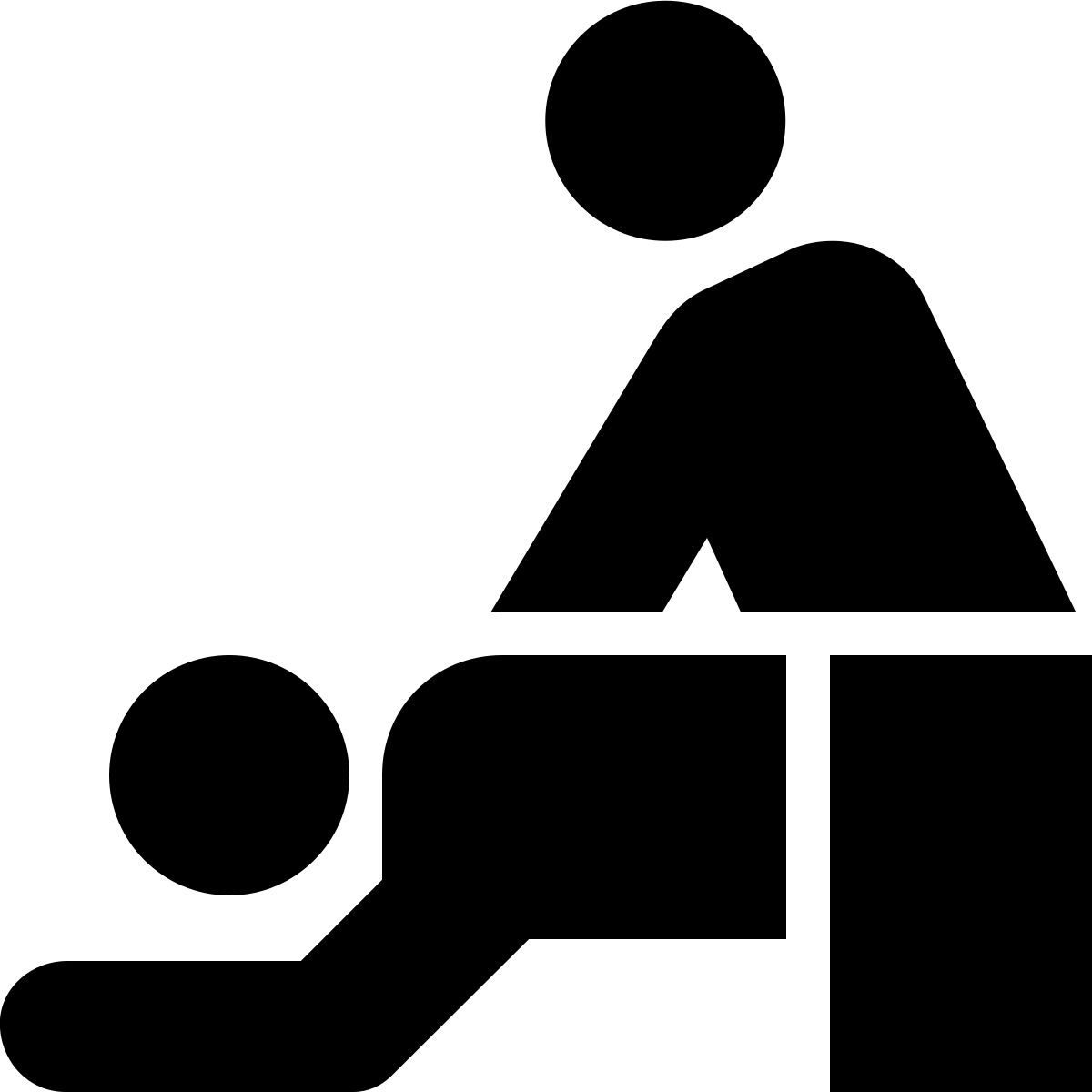 ios 17 filled style 按摩 icon