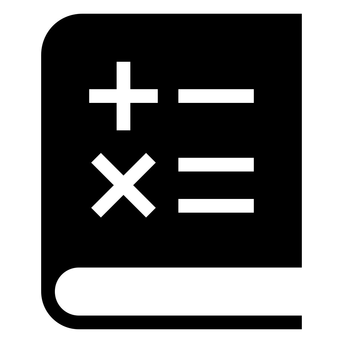 ios 17 filled style math book icon
