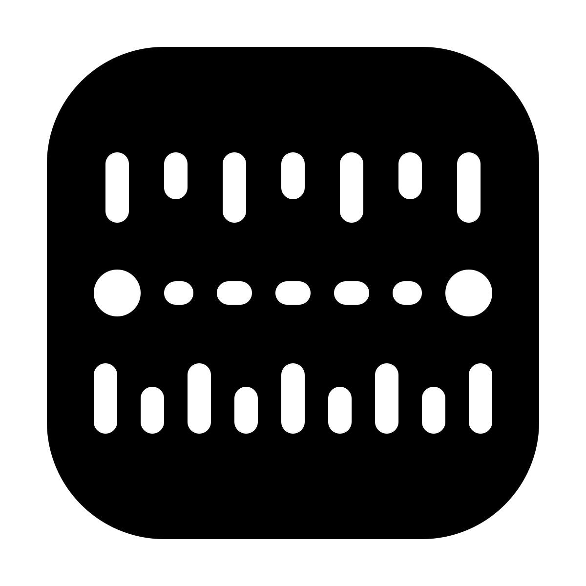 ios 17 filled style medida icon