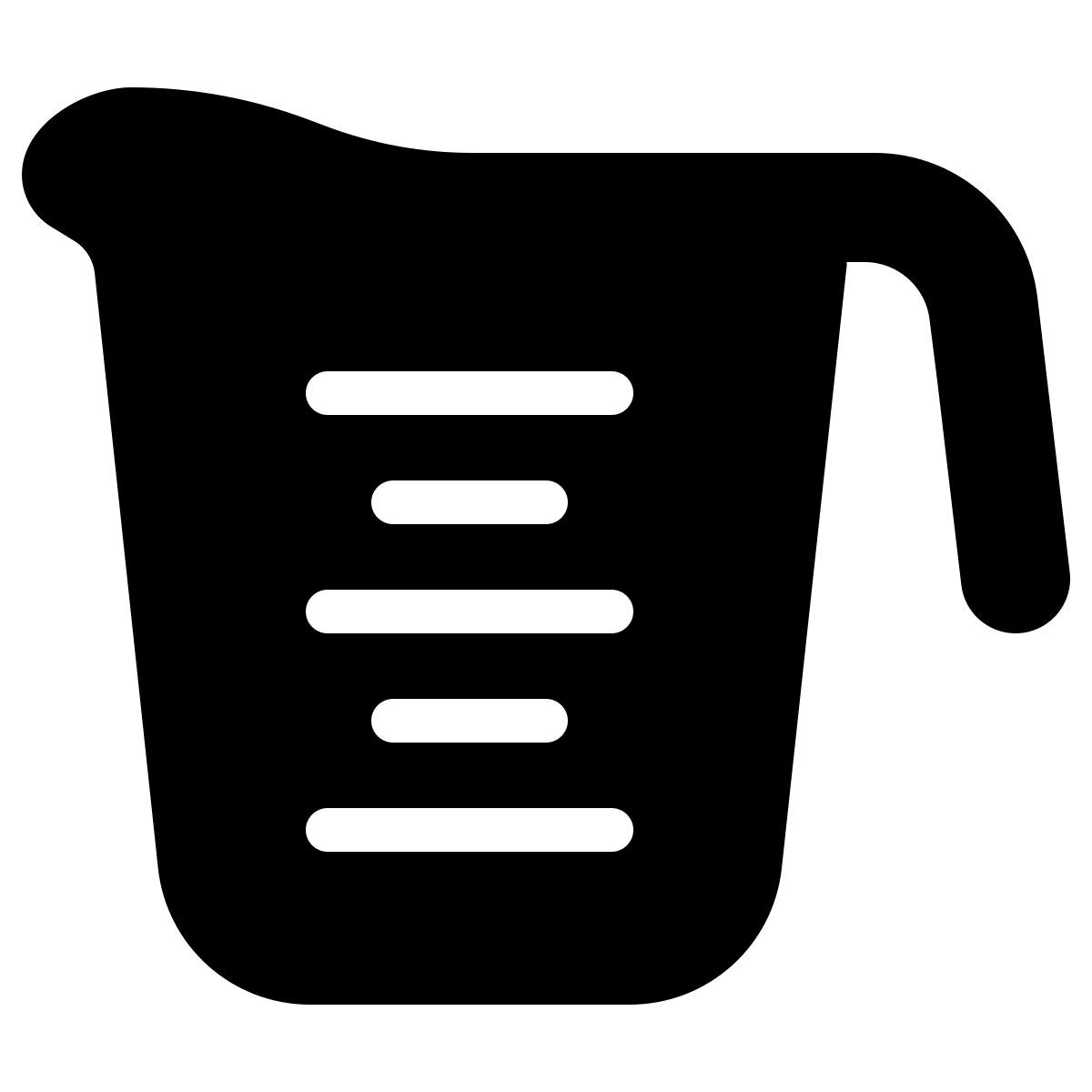 ios 17 filled style taza medidora icon