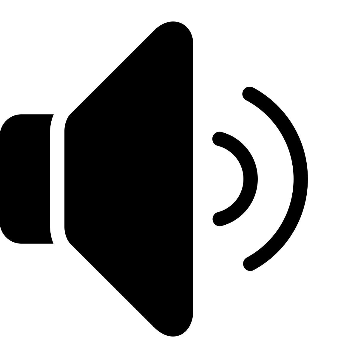 ios 17 filled style volumen medio icon