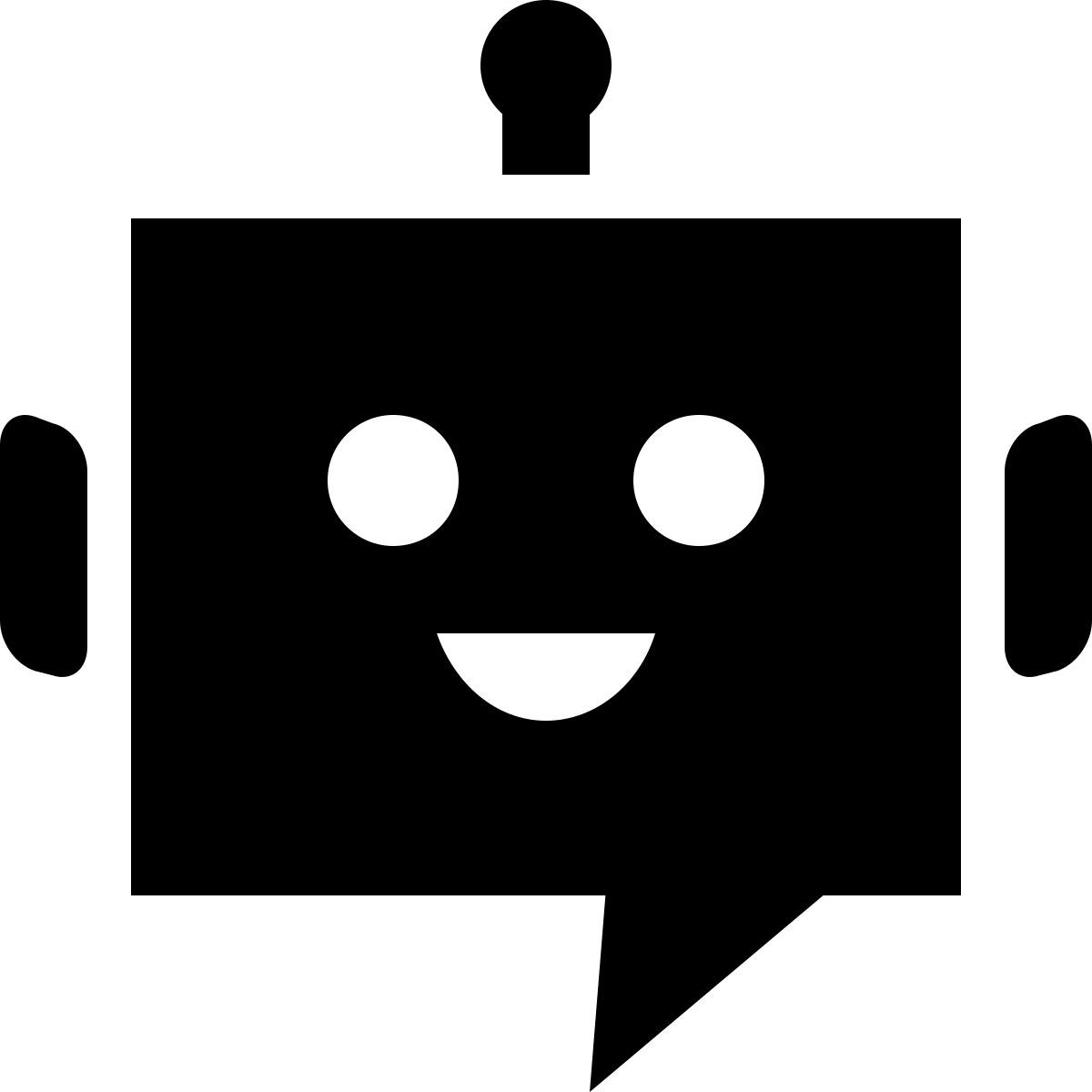 ios 17 filled style 消息机器人 icon