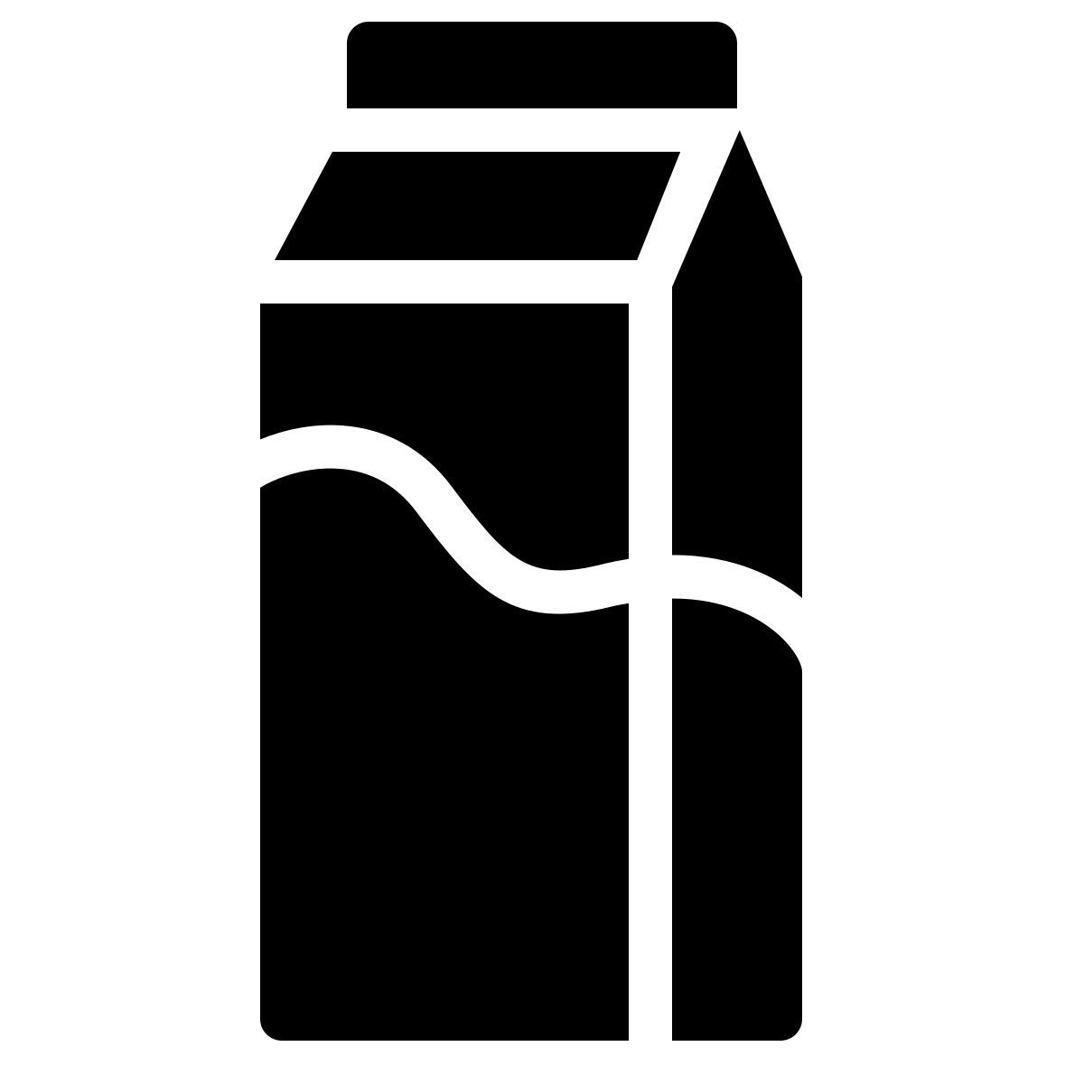 ios 17 filled style 牛奶盒 icon