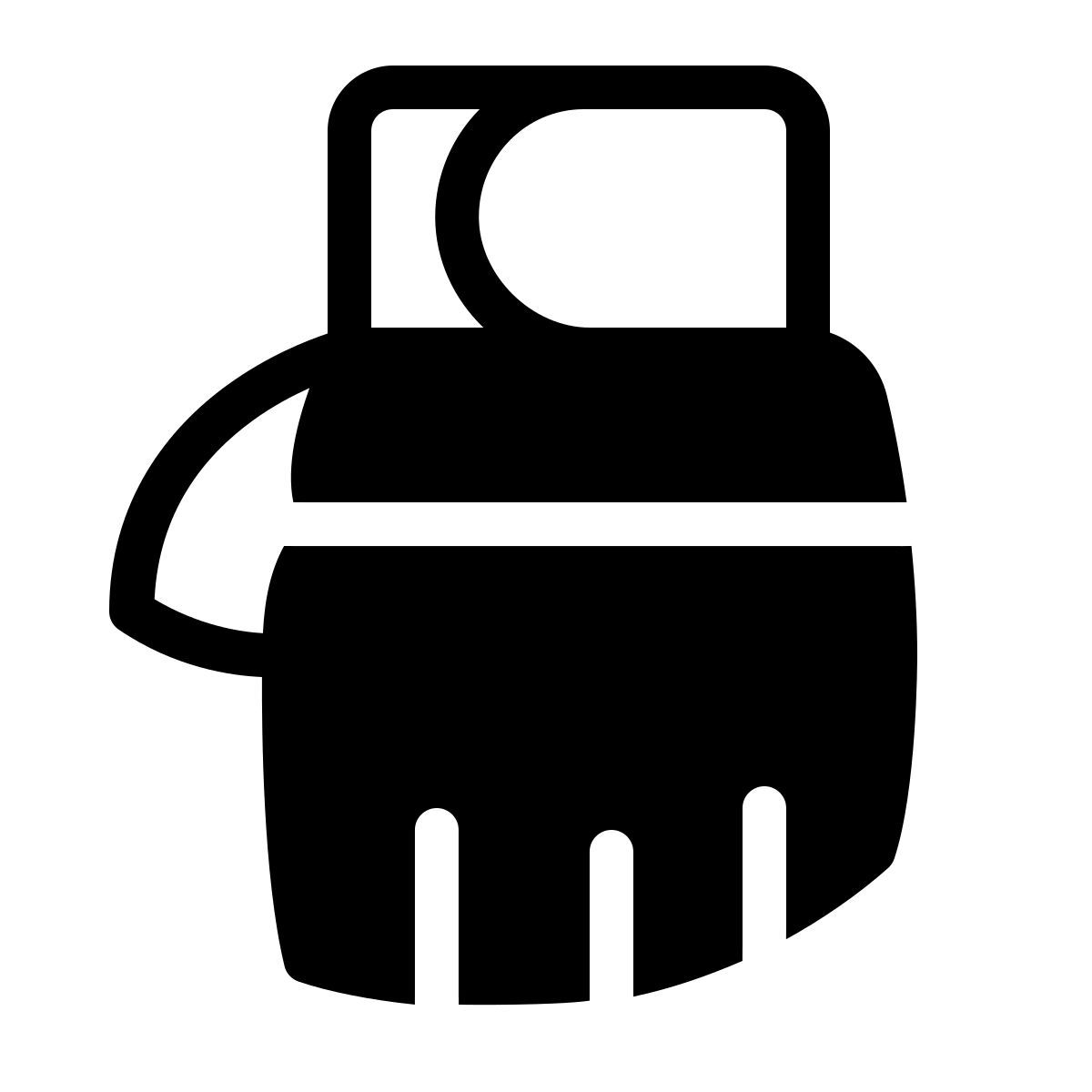 ios 17 filled style gant de combattant mma icon