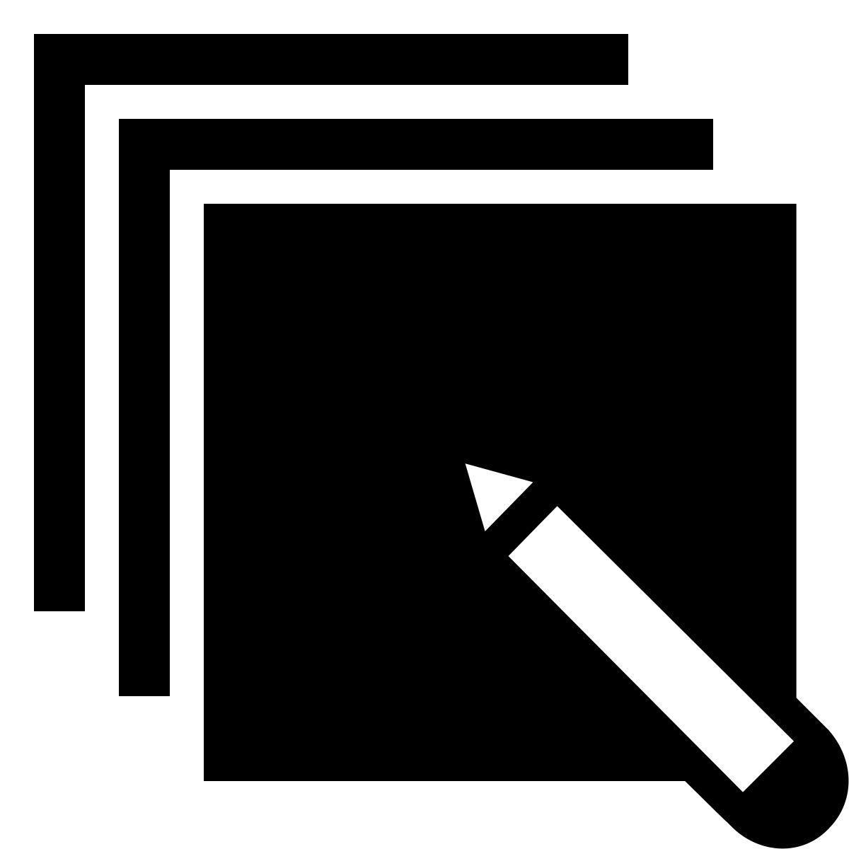 ios 17 filled style multiedición icon