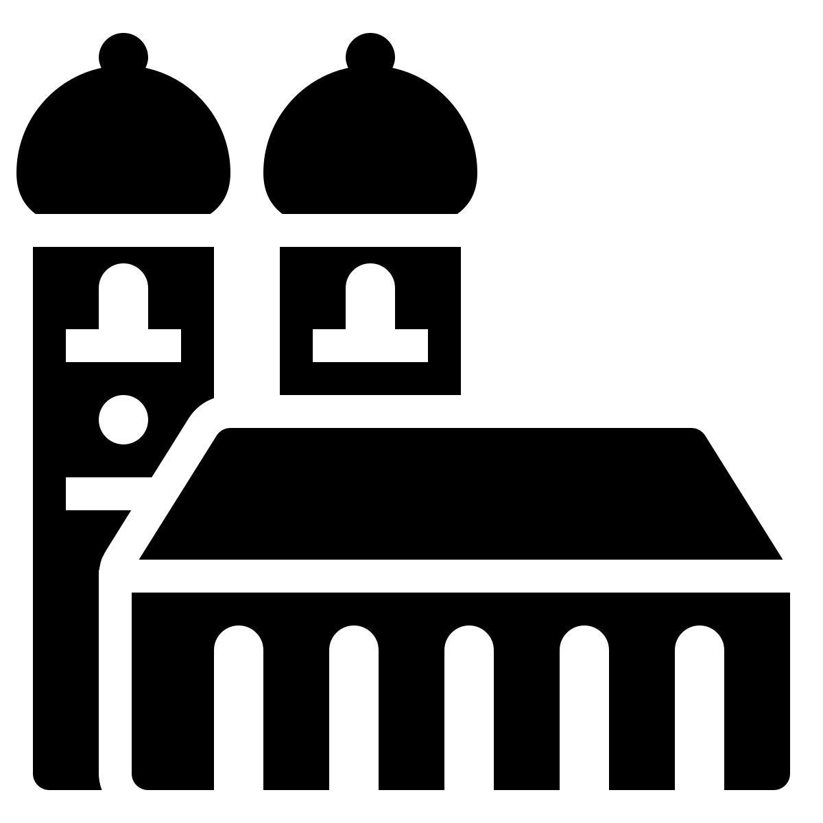 ios 17 filled style catedral de múnich icon